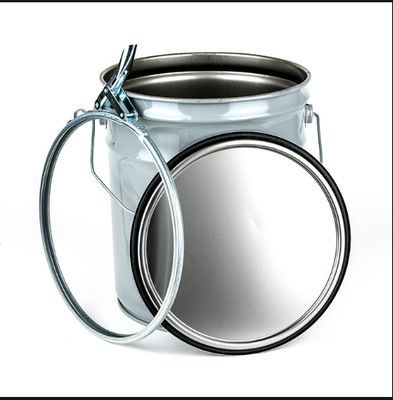 Cubo de grasa de metal de 19L de 5 galones con tapa de anillo de bloqueo de palanca aprobada por la ONU