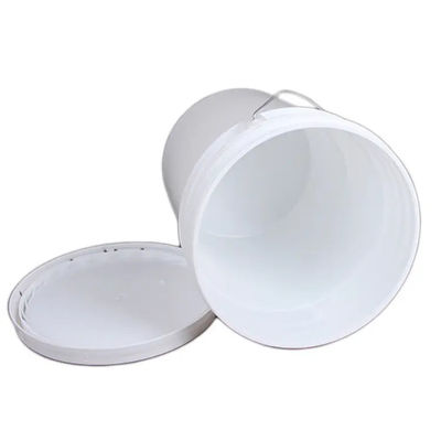 Cubo de aceite lubricante de 4 galones Cubo de plástico de cabeza abierta redondo para almacenar selladores