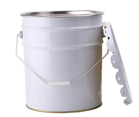 Grado alimenticio 25 litros de lata de papel para aceite de coco para palomitas de maíz