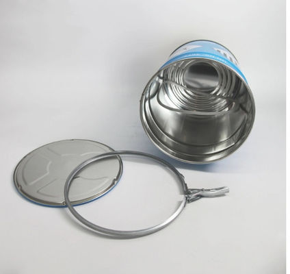 Empalmes de metal de 5 galones para tintas con tapa de anillo de bloqueo de palanca