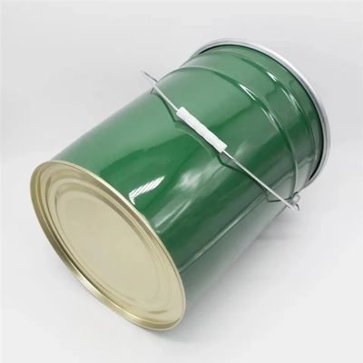Cubo de pintura de acero de 5 galones de la ONU con tapas de anillo de bloqueo de palanca