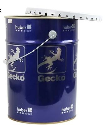 Cubo de pintura de metal redondo de 10L para pinturas de piso epoxi de origen acuático