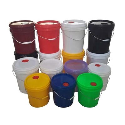 Cubo de plástico de 5 galones con tapa de boca de plástico para lubricante de aceite