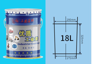 Cubo de pintura de metal de lata de 18L para pinturas industriales