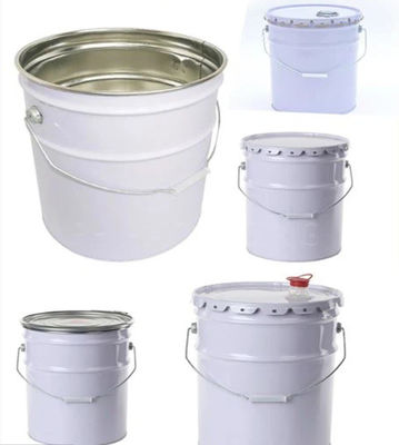 5 litros a 25 litros de tinta de metal cubo de acero inoxidable