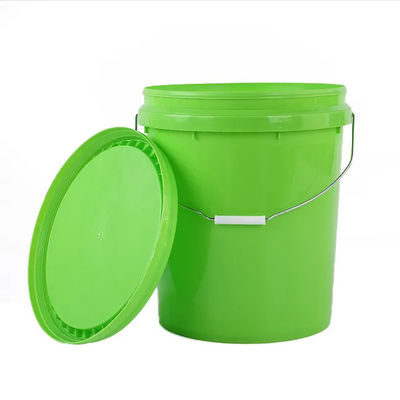 Contenedores de plástico de 16 litros de grasa con color verde aprobado por la ONU