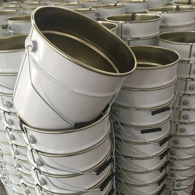 5 galones de baldes de metal seguros para alimentos para el almacenamiento y transporte de granos de café