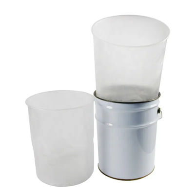 5L de recubrimiento en polvo de pintura metálica cubo de pintura negro manija color blanco