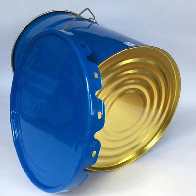 0.32-0.42mm Metal vacío 5 galones baldes de pintura para los picos del ferrocarril