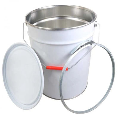 Cubo de pintura galvanizado de 20 litros con impresión ideal para aplicaciones industriales