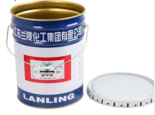 Cubo de pintura galvanizado de 20 litros con impresión ideal para aplicaciones industriales
