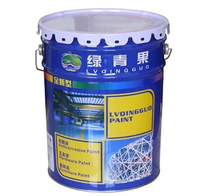 Capacitación de 5 l Capacitación de cubos de pintura metálica con revestimiento en polvo
