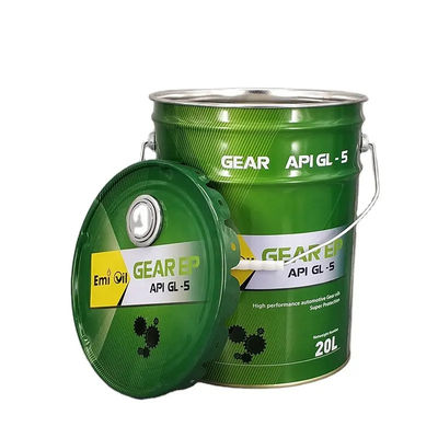 Cubo de aceite lubricante de hojalata con tapa sellada para protección contra fugas