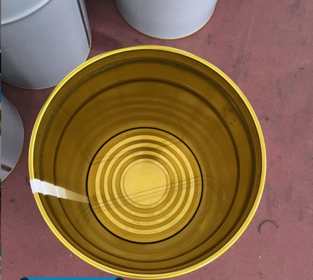 25 litros de alimentos sin riesgos baldes de metal baldes con tapas de tornillo para almacenar aceite de palma