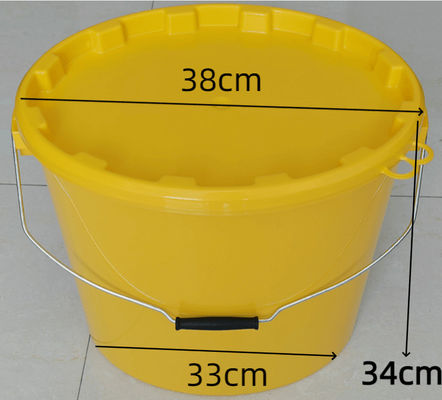 Contenedores de cubos de plástico de 20 L Oval para almacenar pintura con certificado ISO