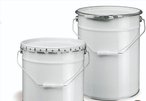 Cabeza abierta azul 5 galones de metal de balde inhibido la oxidación