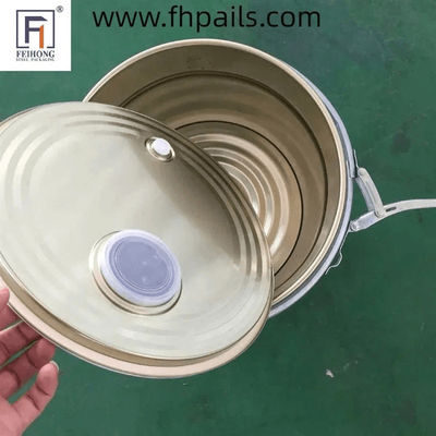 Baldes sellados de granos de café de acero inoxidable