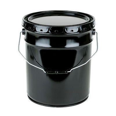 5 galones de acero negro para cubrir el cubo