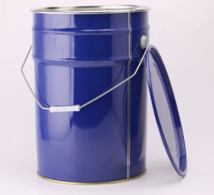 Embalaje de cubos metálicos para material peligroso líquido o sólido