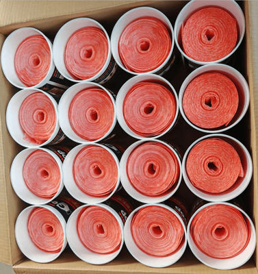 Baldes y baldes de hojalata de polipropileno blanco personalizados con revestimiento fenólico de oro