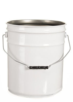 Resistente a los rayos UV cubos y cubos de metal apilables / cubos y cubos con impresión personalizada 5 galones de PP